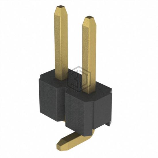 2PH1-02-UA-SMT-A - Adam Tech - Rectangular Connectors - Headers, Male Pins