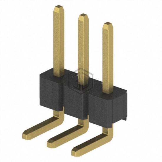 PH1RB-03-UA - Adam Tech - Rectangular Connectors - Headers, Male Pins
