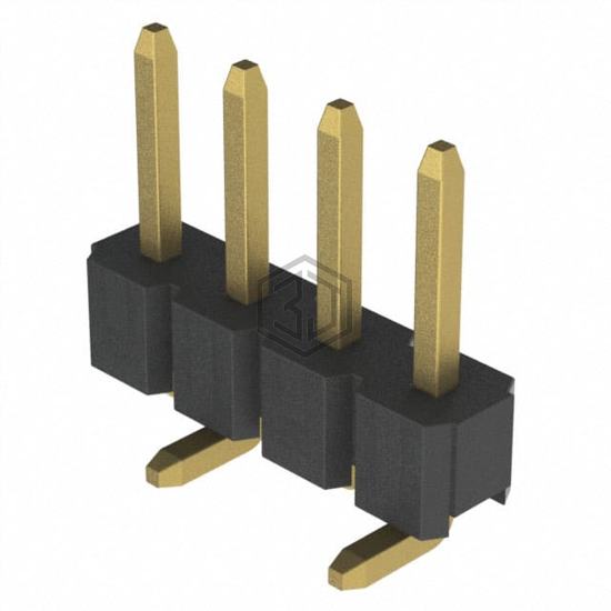 2PH1-04-UA-SMT-A - Adam Tech - Rectangular Connectors - Headers, Male Pins