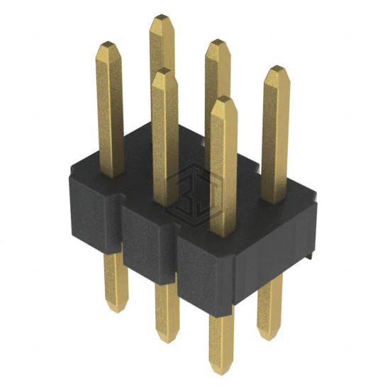 2PH2-06-UA - Adam Tech - Rectangular Connectors - Headers, Male Pins