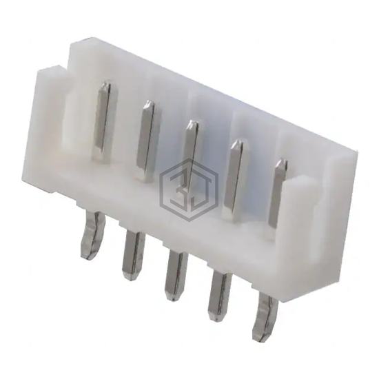 25SH-C-05-TS - Adam Tech - Rectangular Connectors - Headers, Male Pins