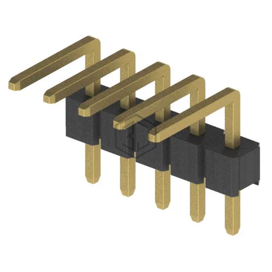 PH1RA-05-UA - Adam Tech - Rectangular Connectors - Headers, Male Pins