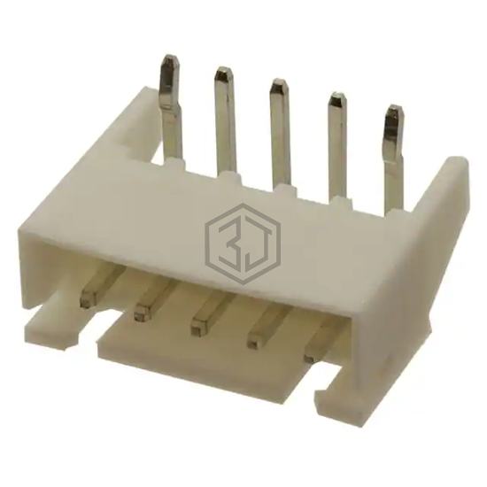 25SH-B-05-TR - Adam Tech - Rectangular Connectors - Headers, Male Pins