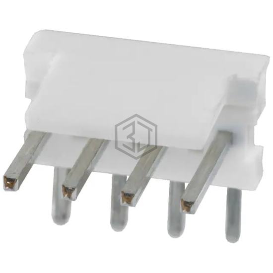640455-4 - TE Connectivity AMP Connectors - Rectangular Connectors - Headers, Male Pins