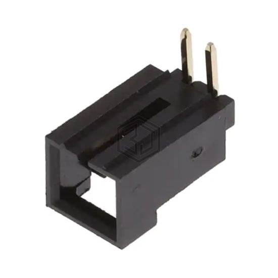 CDR-02-GR - Adam Tech - Rectangular Connectors - Headers, Male Pins