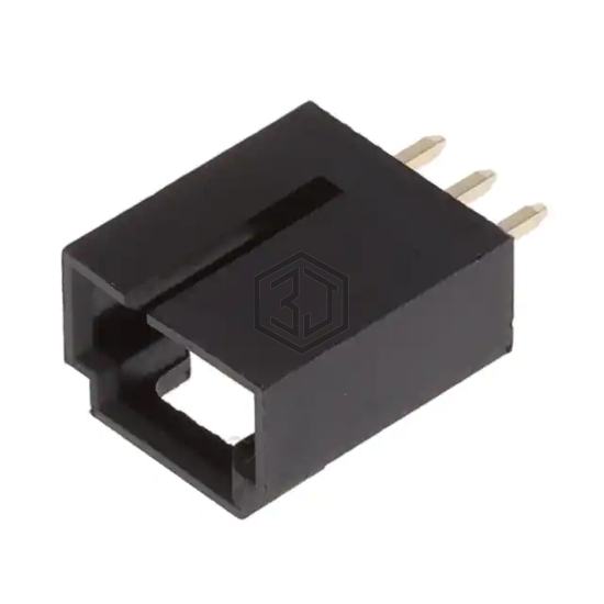 CDR-03-GS - Adam Tech - Rectangular Connectors - Headers, Male Pins