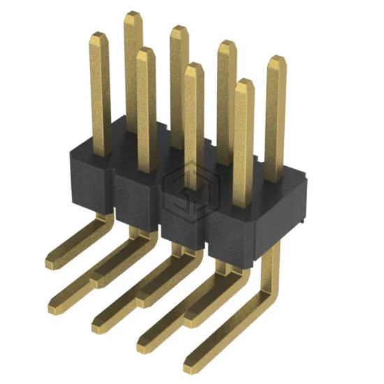 PH2RA-08-UA - Adam Tech - Rectangular Connectors - Headers, Male Pins
