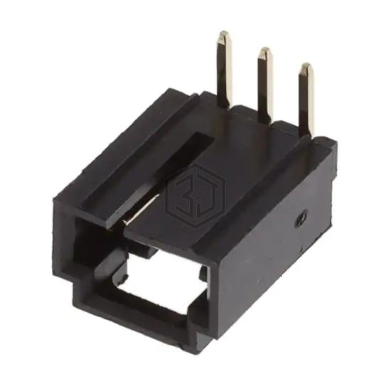 CDR-03-GR - Adam Tech - Rectangular Connectors - Headers, Male Pins