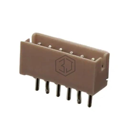15SH-A-06-TS - Adam Tech - Rectangular Connectors - Headers, Male Pins