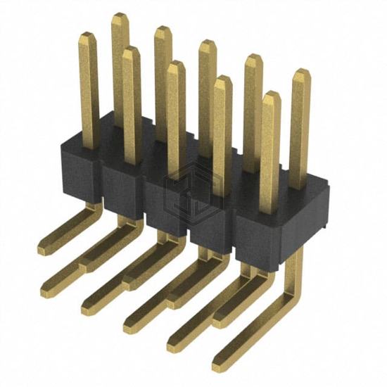PH2RA-10-UA - Adam Tech - Rectangular Connectors - Headers, Male Pins