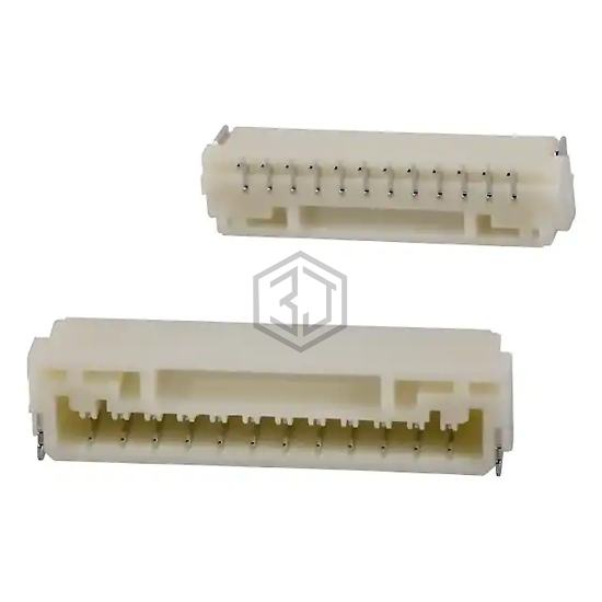 SM12B-GHS-TB(LF)(SN) - JST Sales America Inc. - Rectangular Connectors - Headers, Male Pins