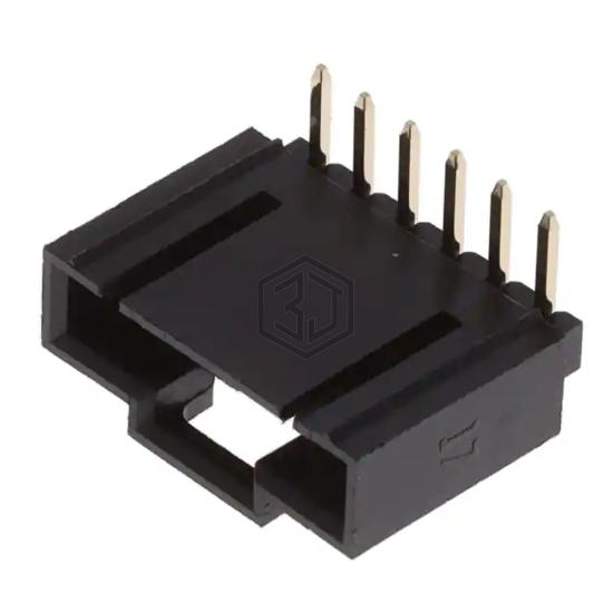 CDR-06-GR - Adam Tech - Rectangular Connectors - Headers, Male Pins