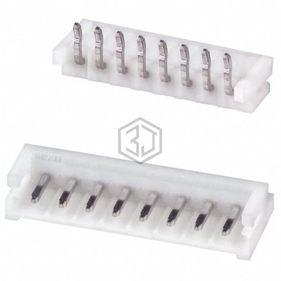 S8B-EH(LF)(SN) - JST Sales America Inc. - Rectangular Connectors - Headers, Male Pins
