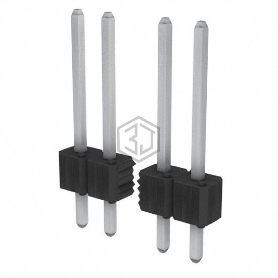 68604-406HLF - Amphenol ICC (FCI) - Rectangular Connectors - Headers, Male Pins
