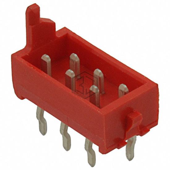 215464-6 - TE Connectivity AMP Connectors - Rectangular Connectors - Headers, Male Pins