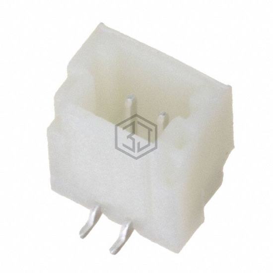 1SH-A-02-TS-SMT - Adam Tech - Rectangular Connectors - Headers, Male Pins