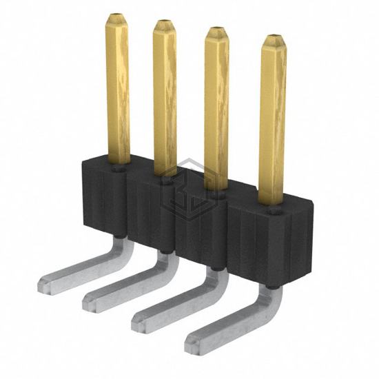 104430-2 - TE Connectivity AMP Connectors - Rectangular Connectors - Headers, Male Pins