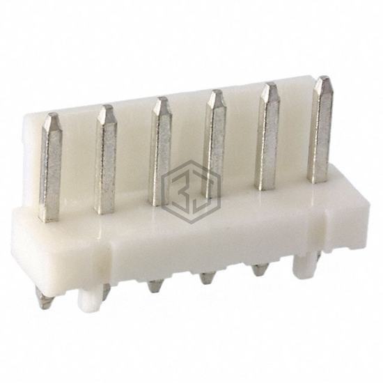 1744057-6 - TE Connectivity AMP Connectors - Rectangular Connectors - Headers, Male Pins