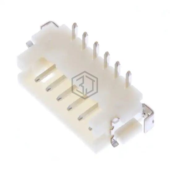 DF13-6P-1.25V(75) - Hirose Electric Co Ltd - Rectangular Connectors - Headers, Male Pins