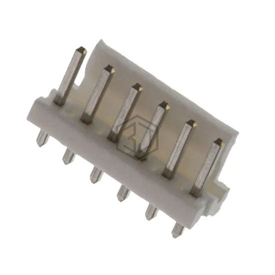 1744194-6 - TE Connectivity AMP Connectors - Rectangular Connectors - Headers, Male Pins