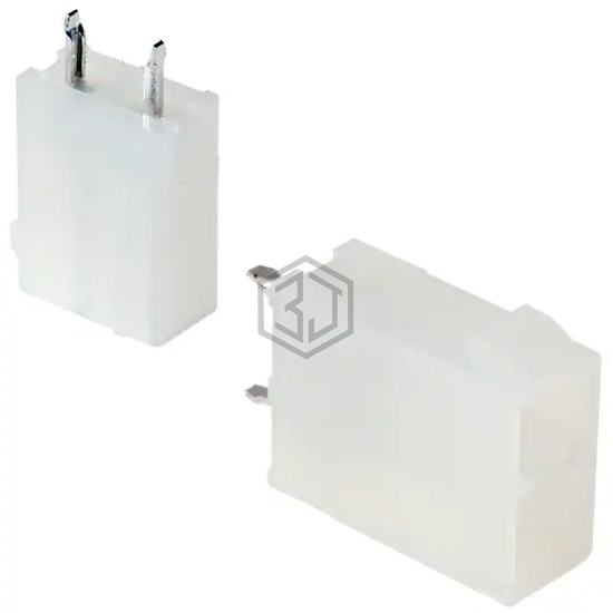 1586037-2 - TE Connectivity AMP Connectors - Rectangular Connectors - Headers, Male Pins