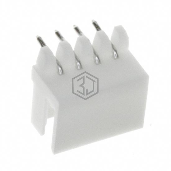 292250-4 - TE Connectivity AMP Connectors - Rectangular Connectors - Headers, Male Pins