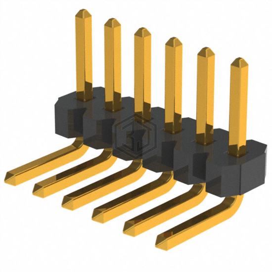 GRPB061VWCN-RC - Sullins Connector Solutions - Rectangular Connectors - Headers, Male Pins