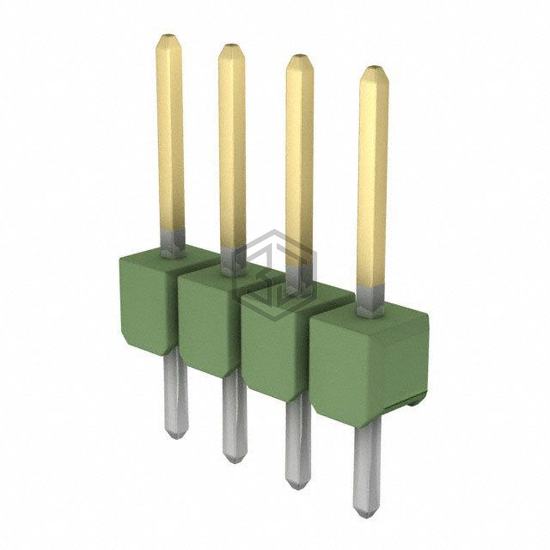 826647-4 - TE Connectivity AMP Connectors - Rectangular Connectors - Headers, Male Pins