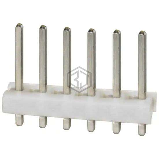 640383-6 - TE Connectivity AMP Connectors - Rectangular Connectors - Headers, Male Pins