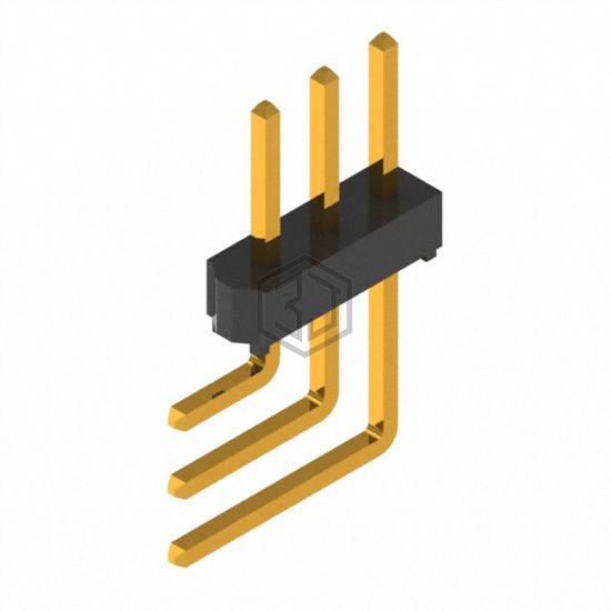 TSW-101-08-G-T-RA - Samtec Inc. - Rectangular Connectors - Headers, Male Pins