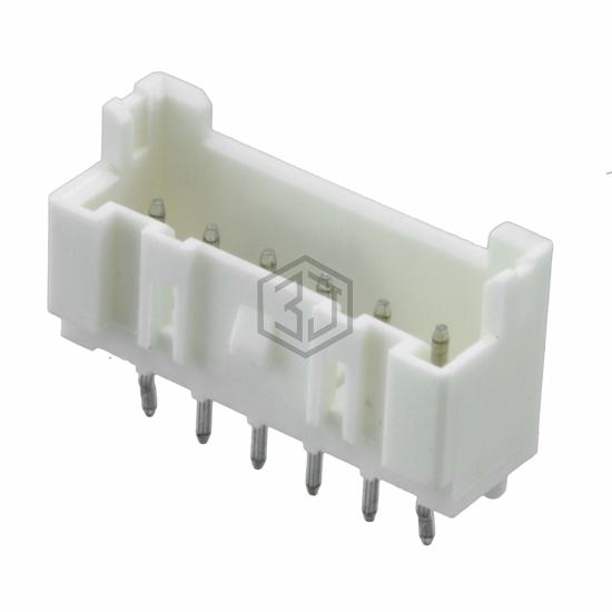1744418-6 - TE Connectivity AMP Connectors - Rectangular Connectors - Headers, Male Pins