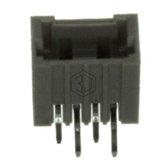 292206-4 - TE Connectivity AMP Connectors - Rectangular Connectors - Headers, Male Pins