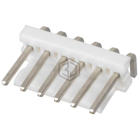 640387-6 - TE Connectivity AMP Connectors - Rectangular Connectors - Headers, Male Pins