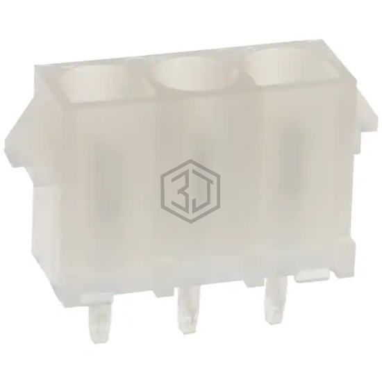 0010844030 - Molex - Rectangular Connectors - Headers, Male Pins