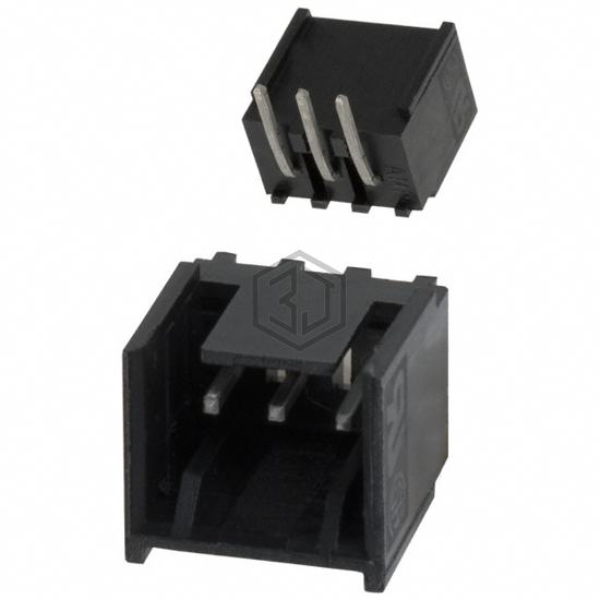 2-644803-3 - TE Connectivity AMP Connectors - Rectangular Connectors - Headers, Male Pins
