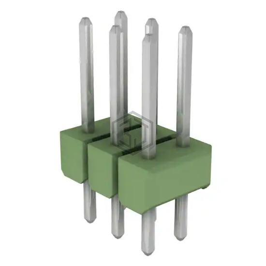 826942-3 - TE Connectivity AMP Connectors - Rectangular Connectors - Headers, Male Pins
