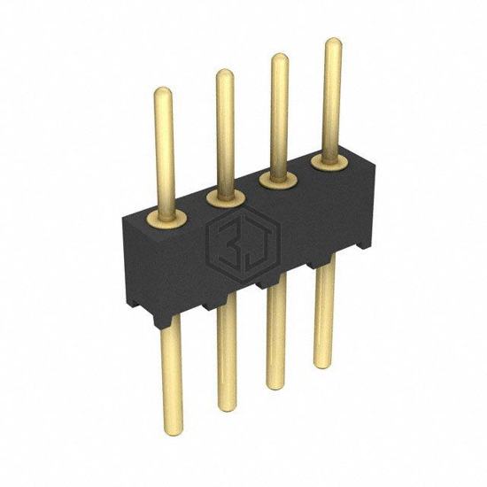 850-10-004-10-001101 - Preci-Dip - Rectangular Connectors - Headers, Male Pins