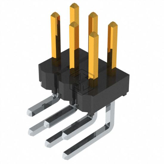 TSW-103-08-F-D-RA - Samtec Inc. - Rectangular Connectors - Headers, Male Pins