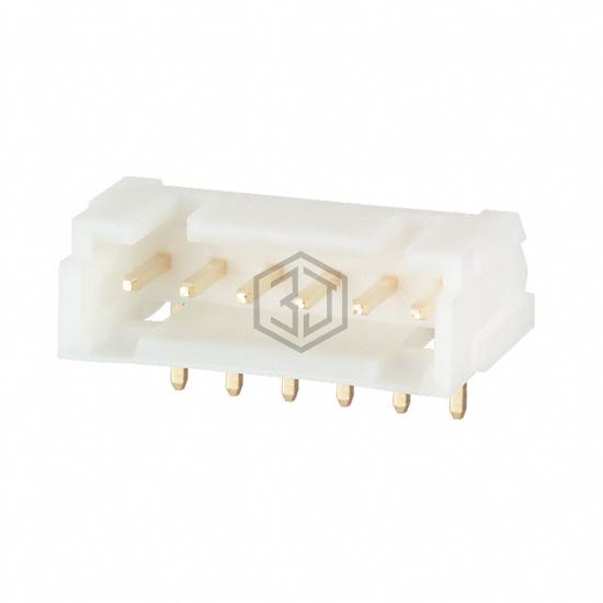 DF1B-6P-2.5DS(01) - Hirose Electric Co Ltd - Rectangular Connectors - Headers, Male Pins