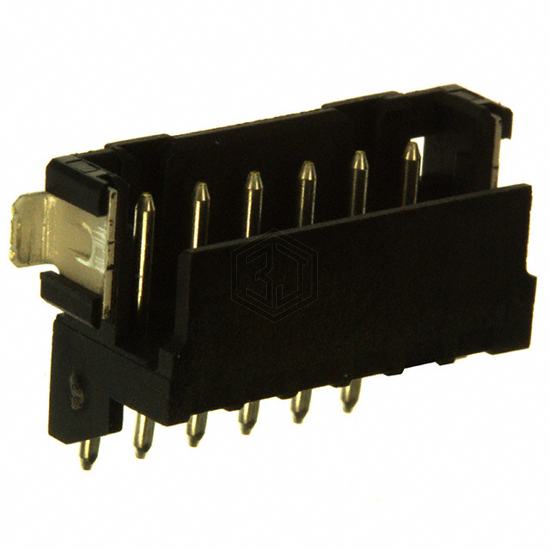 292173-6 - TE Connectivity AMP Connectors - Rectangular Connectors - Headers, Male Pins