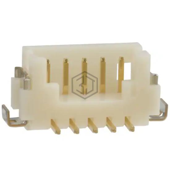DF13-5P-1.25V(76) - Hirose Electric Co Ltd - Rectangular Connectors - Headers, Male Pins