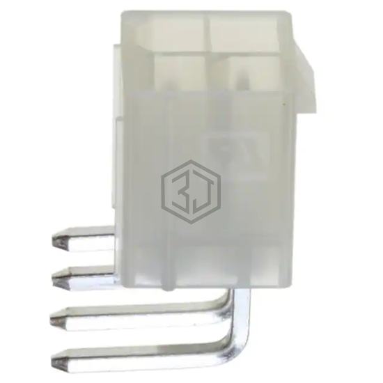 1586041-4 - TE Connectivity AMP Connectors - Rectangular Connectors - Headers, Male Pins