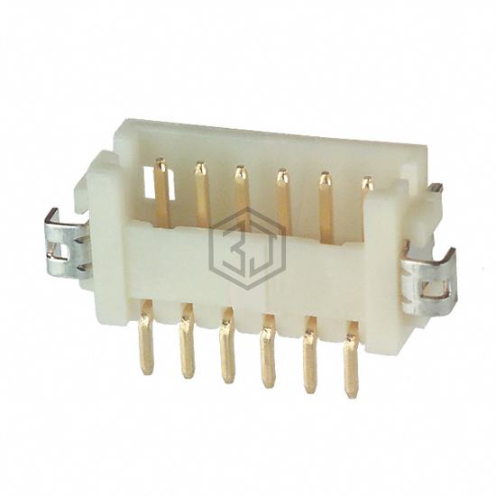 DF13A-6P-1.25H(76) - Hirose Electric Co Ltd - Rectangular Connectors - Headers, Male Pins