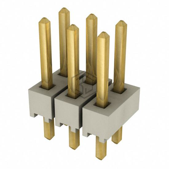HTSW-103-07-G-D - Samtec Inc. - Rectangular Connectors - Headers, Male Pins