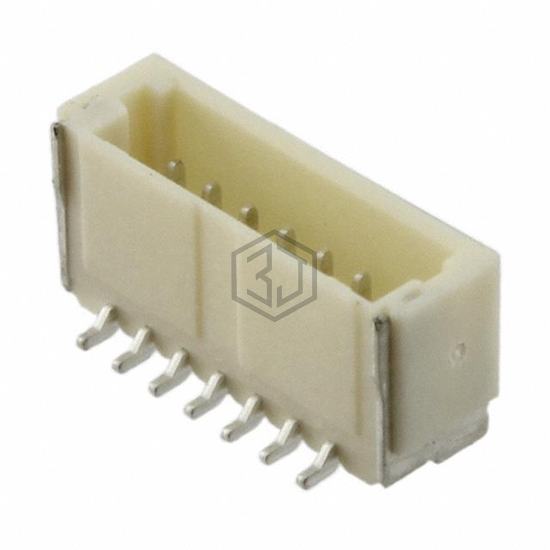 1734595-7 - TE Connectivity AMP Connectors - Rectangular Connectors - Headers, Male Pins
