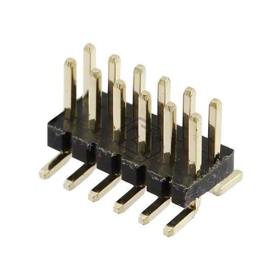 GRPB062VWQS-RC - Sullins Connector Solutions - Rectangular Connectors - Headers, Male Pins