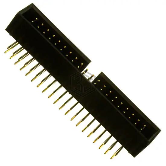 SBH11-PBPC-D20-RA-BK - Sullins Connector Solutions - Rectangular Connectors - Headers, Male Pins