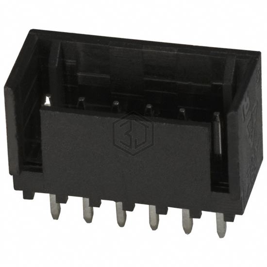 2-644486-6 - TE Connectivity AMP Connectors - Rectangular Connectors - Headers, Male Pins