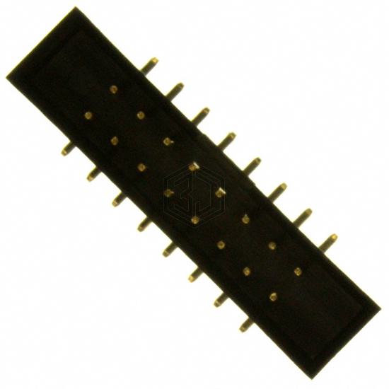 SBH21-NBPN-D08-SM-BK - Sullins Connector Solutions - Rectangular Connectors - Headers, Male Pins