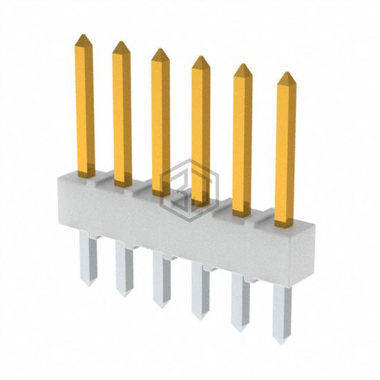 0022102061 - Molex - Rectangular Connectors - Headers, Male Pins